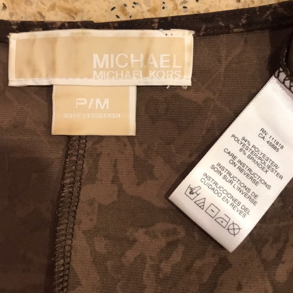 Michael Kors Brown Design Dress - Picture 2 of 2